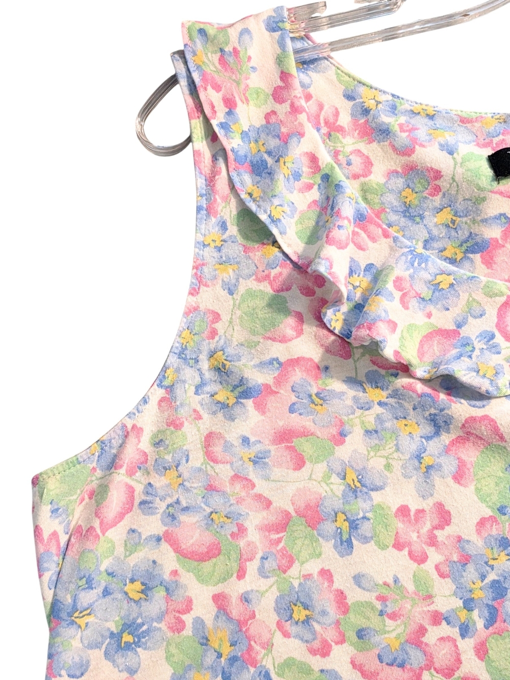 Lauren Ralph Lauren Black Label Floral Nightgown Sleep Dress M Cotton Viscose - Picture 2 of 13